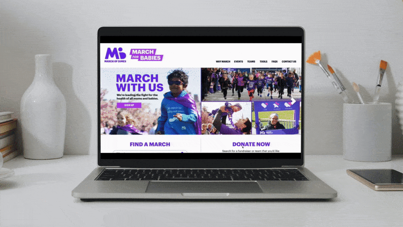 March for Babies Web Redesign